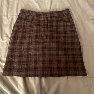 Tracy evans plaid pencil skirt